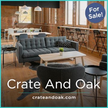 CrateandOak.com - Creative premium domains for sale