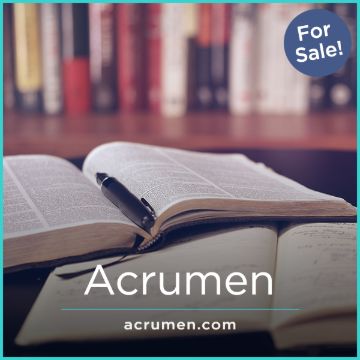 Acrumen.com - Cool premium domains