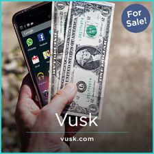 Vusk.com - Good premium domains for sale