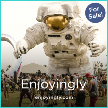 Enjoyingly.com - New premium domain marketplace