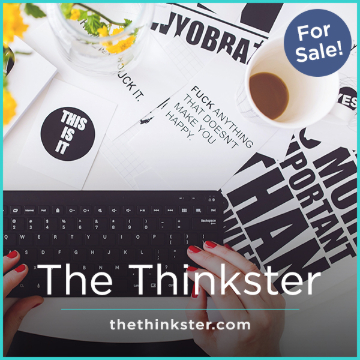 TheThinkster.com - Good premium domains for sale