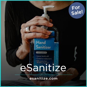 eSanitize.com - buying Cool premium names