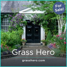 GrassHero.com - Great premium domains for sale