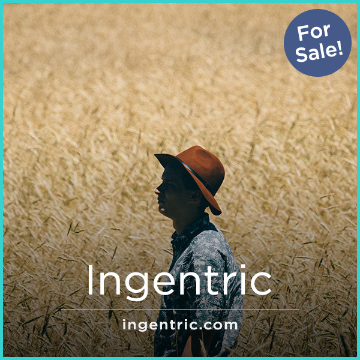 Ingentric.com - buy Catchy premium domains