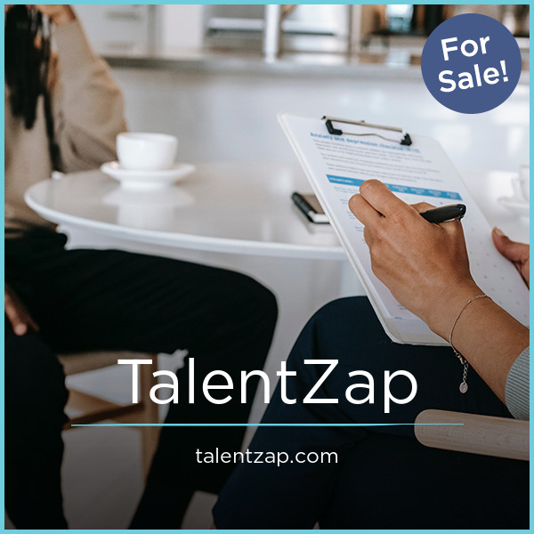 TalentZap.com - Unique domains for sale