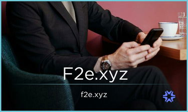 F2e.xyz - Creative brandable domain for sale