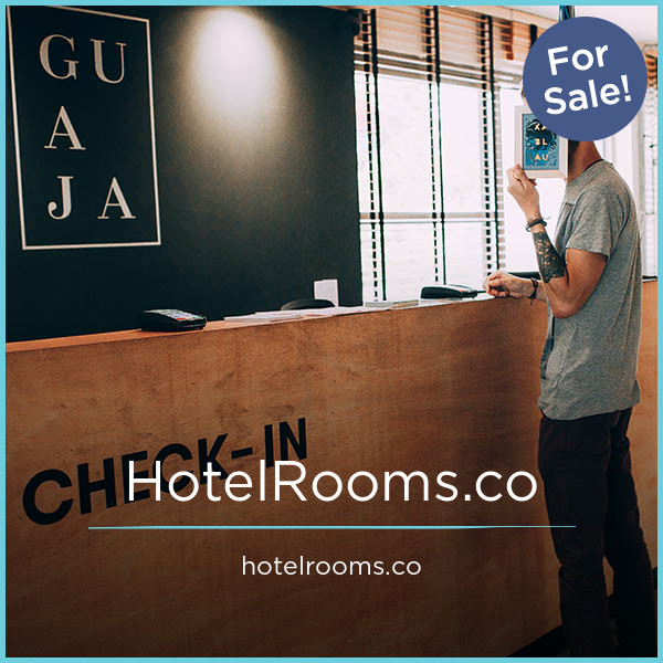 HotelRooms.co - Creative premium domain marketplace