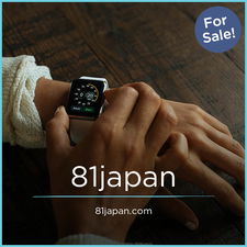 81japan.com - Creative brandable domain for sale
