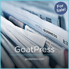 GoatPress.com - Creative brandable domain for sale
