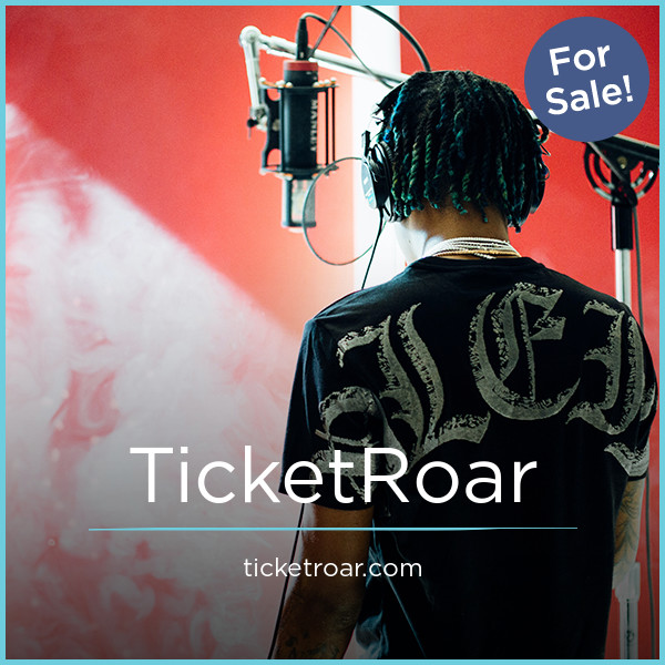 TicketRoar.com - Creative premium domain marketplace