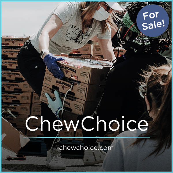 ChewChoice.com - Creative premium domain names for sale