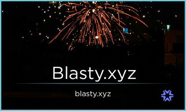 Blasty.xyz - Creative brandable domain for sale