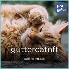 GutterCatNFT.com - Creative brandable domain for sale