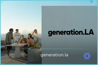 Generation.la - Creative brandable domain for sale
