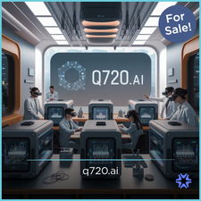 Q720.ai - Creative brandable domain for sale