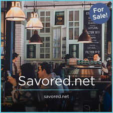 Savored.net - Catchy premium domain marketplace