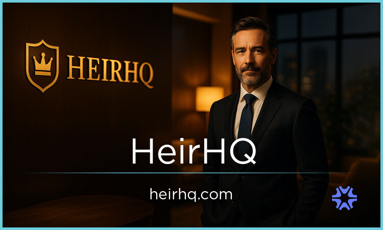 HeirHQ.com - Catchy premium domain marketplace