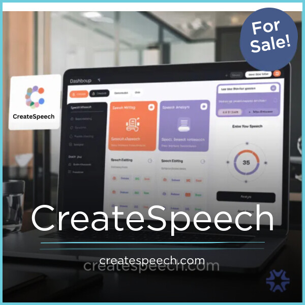 CreateSpeech.com - Catchy premium domain marketplace