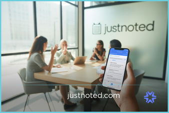 JustNoted.com - Cool premium domain names