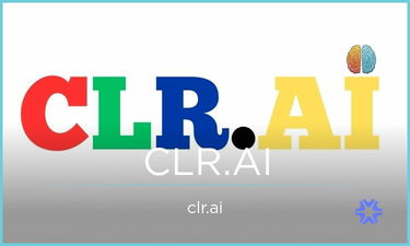 CLR.AI - Creative brandable domain for sale