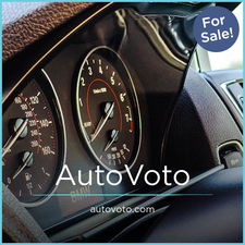 AutoVoto.com - Creative brandable domain for sale