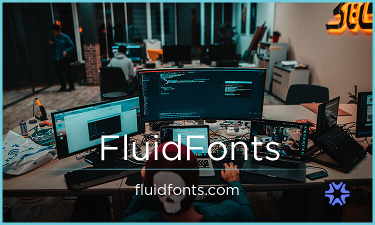 FluidFonts.com - buying Unique premium names