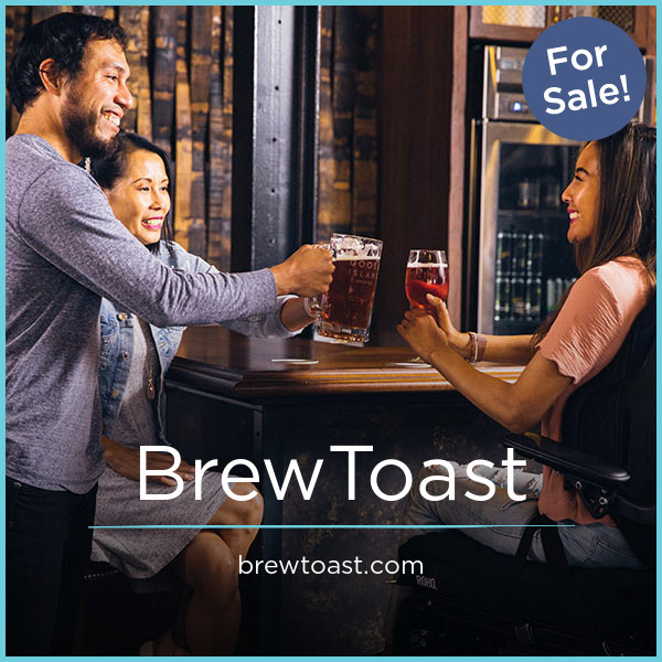 BrewToast.com - Creative premium domain marketplace