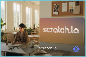 scratch.la - Creative brandable domain for sale