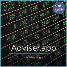 Adviser.app - Creative brandable domain for sale