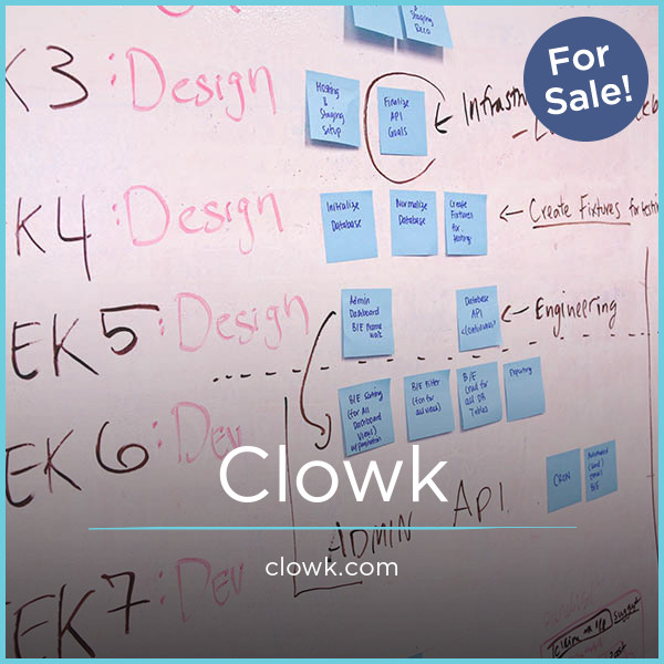 Clowk.com - Great premium domains