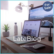 LATEBLOG.COM - Creative brandable domain for sale