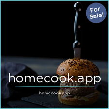HomeCook.app - Creative brandable domain for sale