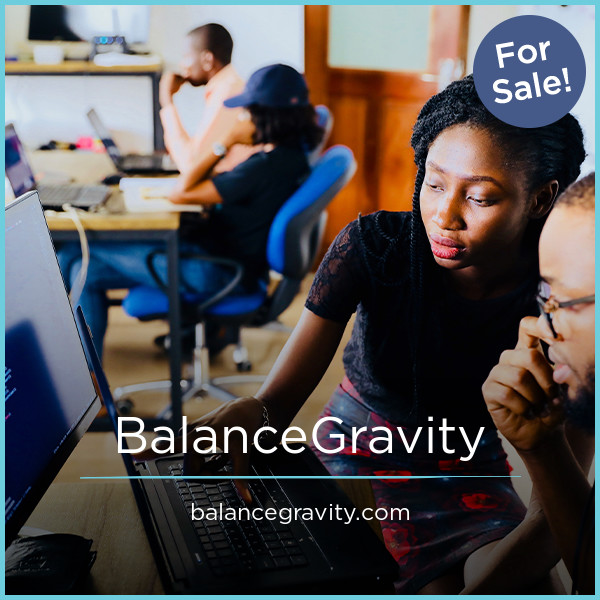 BalanceGravity.com - Creative premium domain marketplace