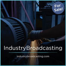 IndustryBroadcasting.com - Creative brandable domain for sale