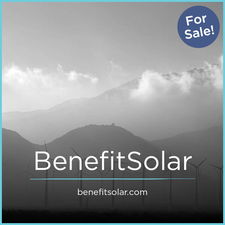 BenefitSolar.com - Creative domains for sale