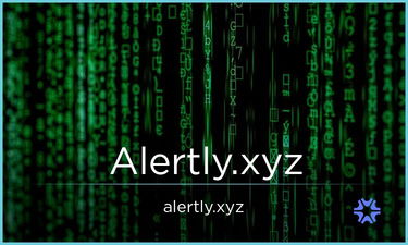 Alertly.xyz - Creative brandable domain for sale