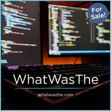 WhatWasThe.com - Creative brandable domain for sale