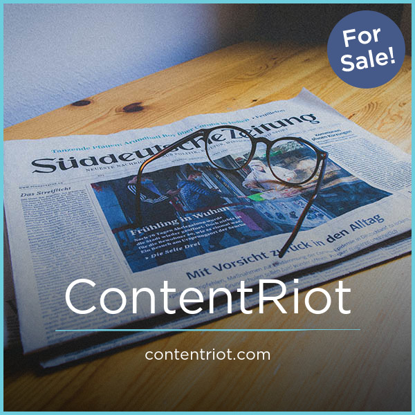 ContentRiot.com - buy Cool premium names