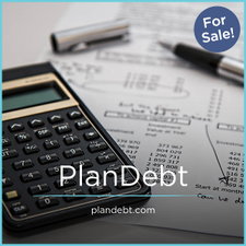 PlanDebt.com - Good premium domain names for sale