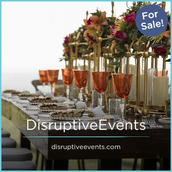 DisruptiveEvents.com - Unique premium names