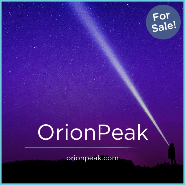 OrionPeak.com - buying Catchy premium names