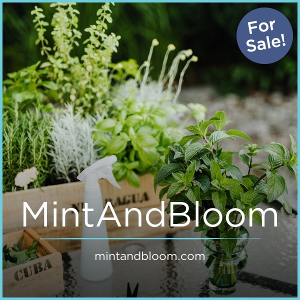 MintAndBloom.com - New premium domains