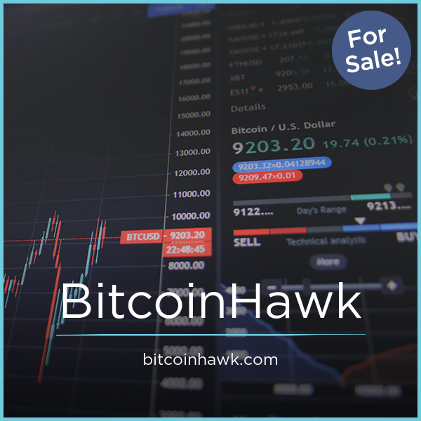 BitcoinHawk.com - Creative premium domains
