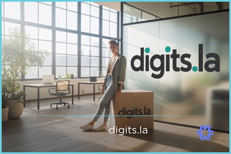 Digits.la - Creative brandable domain for sale