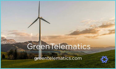 GreenTelematics.com - Creative brandable domain for sale