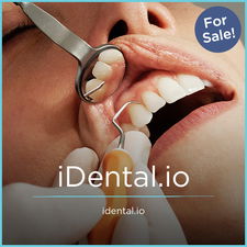 iDental.io - Creative brandable domain for sale
