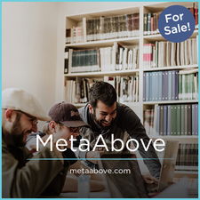 MetaAbove.com - Creative brandable domain for sale