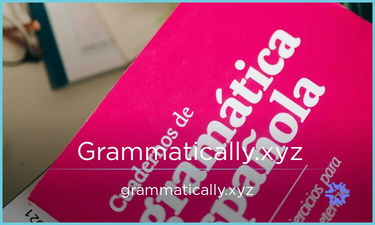 Grammatically.xyz - Creative brandable domain for sale