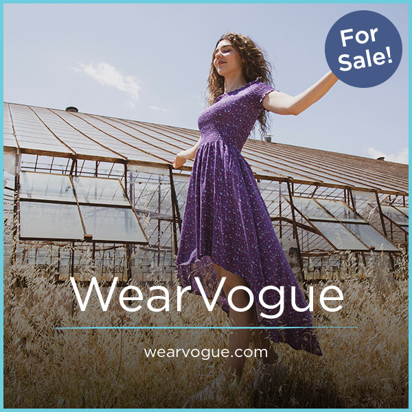 WearVogue.com - Creative premium domain names for sale