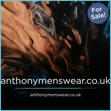 AnthonyMenswear.co.uk - Creative brandable domain for sale